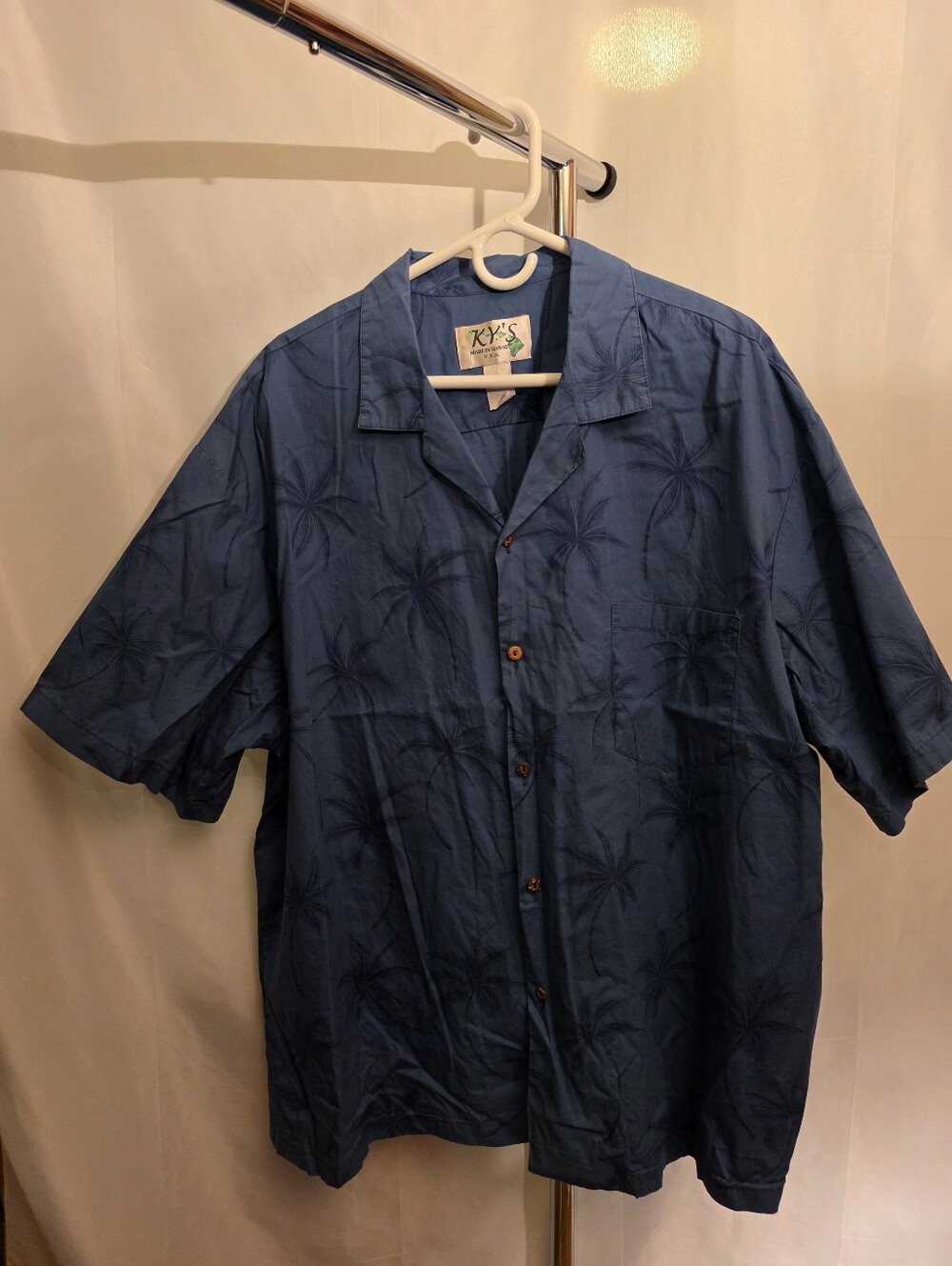 Hawaiian Button-Front Shirt